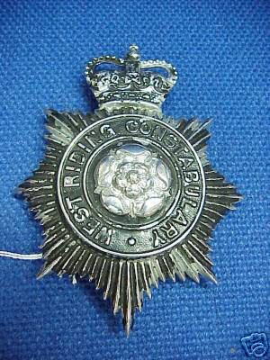 West Riding Constabulary Helmet Plate QC
Keywords: West Riding Helmet Plate QC