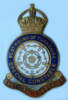 West Riding Constabulary Special Constable Lapel Badge
