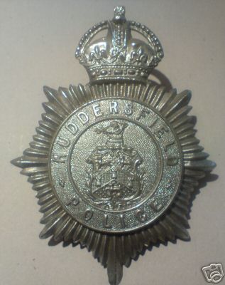 Huddersfield Police KC Helmet Plate
