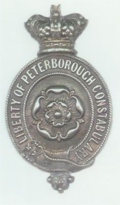 Peterborough Police. Cap Badge. Victorian
Keywords: Peterborough Liberty HP