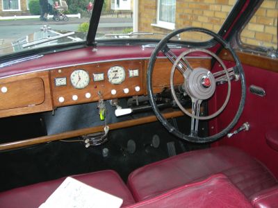 interior of a Wolseley 6/80 police car
Keywords: Wolseley Vehicles