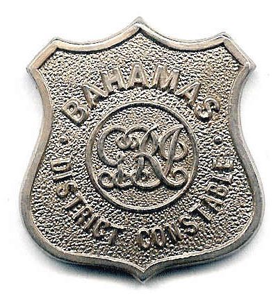 BAHAMAS POLICE POCKET BADGE
District Constable - GRI Cypher - Silver - circa early 1930's
Keywords: BAHAMAS Sheild