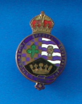 LINCOLNSHIRE SPECIAL CONSTABULARY LAPEL BADGE
