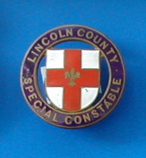 LINCOLN COUNTY SPECIAL CONSTABULARY LAPEL BADGE
