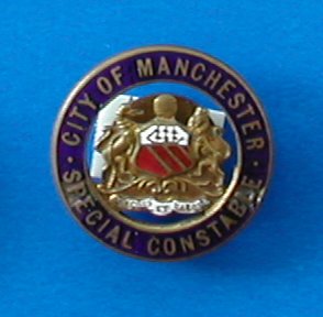 MANCHESTER SPECIAL CONSTABULARY LAPEL BADGE
