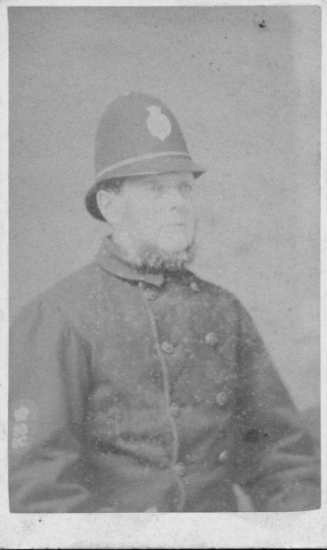 BERKSHIRE CONSTABULARY -A
Has his number on the right sleeve.
Think it might be '30 over BC'.
Photo by W.S.Parry, Hungerford, Berks.
