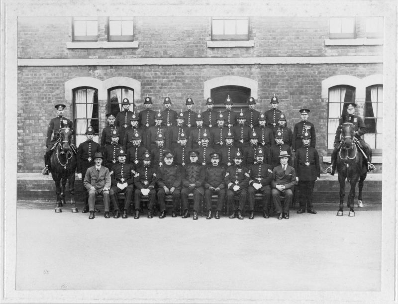 BIRMINGHAM CITY POLICE GROUP
Location unknown
Photographer: Walter Burge, 48 Tillingham Street, Birmingham.
