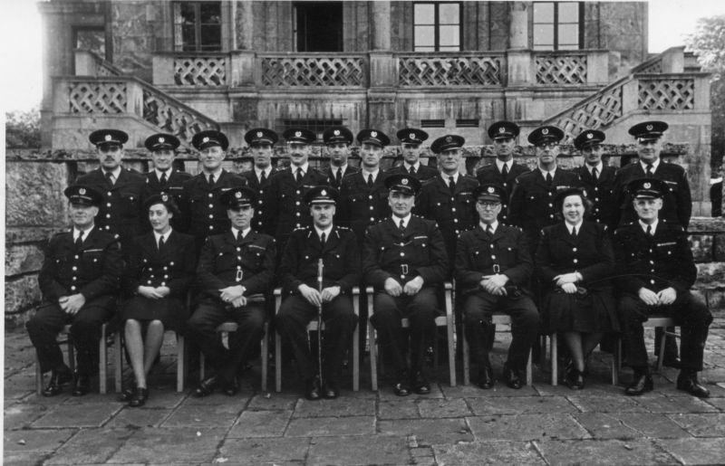 BRITISH CIVIL POLICE, HAMBURG Circa 1945
