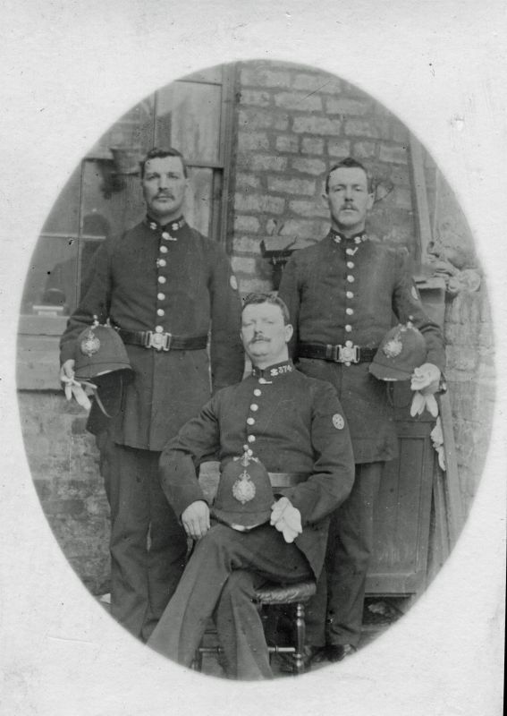 CHESHIRE CONSTABULARY, Circa 1925
PC seated at front is PC 374
