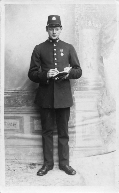 CHESHIRE CONSTABULARY, PC 224
Wearing 1911 Coronation Medal.
