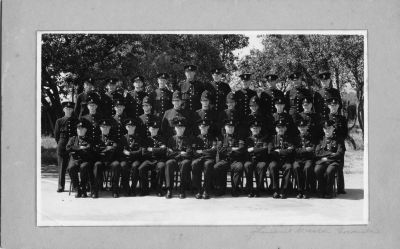 KENT CONSTABULARY, WAR RESERVE TRAINING GROUP, FOLKSTONE
The names of the personnel are on the back.
