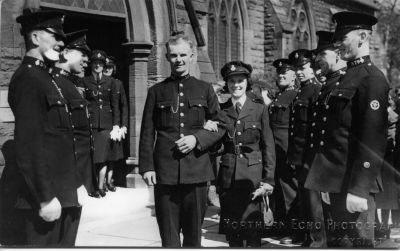 North Riding Constabulary, WEDDING
Press photo from the Northern Echo. Officers from the North Riding Constabulary
