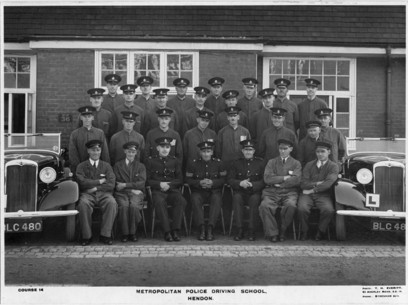 METROPOLITAN POLICE DRIVING SCHOOL, COURSE No. 14
