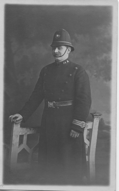 NORTH EASTERN RAILWAY POLICE, PC 38 Arthur TULEY
Photo by Thirlwell & Co.

Arthur Tuley was Killed in Action during WW1 and is commemorated on the BTP History Group web site

