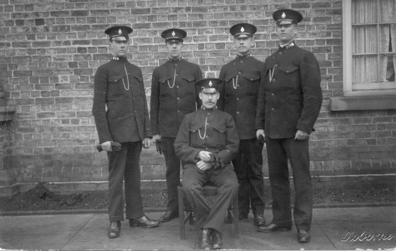 NORTH RIDING CONSTABULARY
Back row: PC 13; 273; 278;277
Sitting: 276
