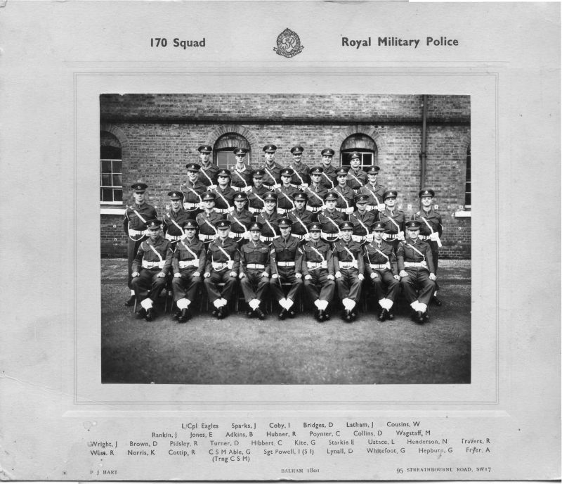 ROYAL MILITARY POLICE SQUAD #170
