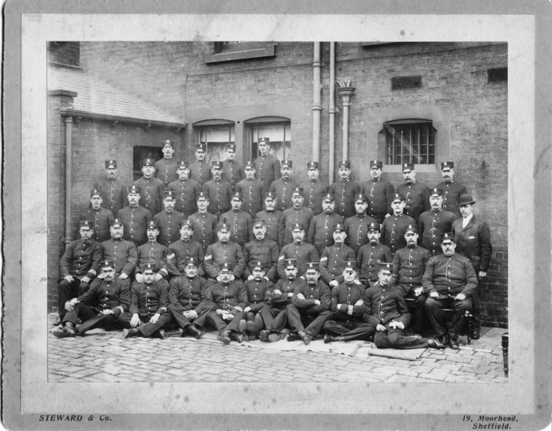 SHEFFIELD CITY POLICE
Photo by: Steward & Co., 19 Moorhead, Sheffield.
