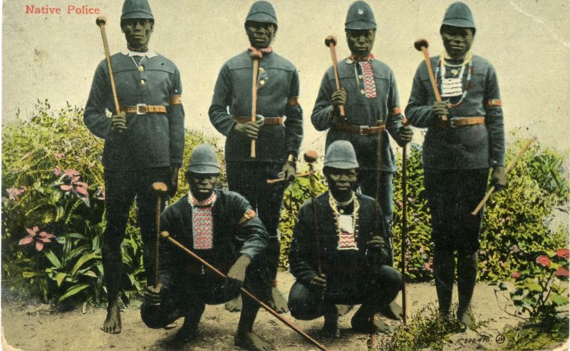 SOUTH AFRICA, NATIVE POLICE 
