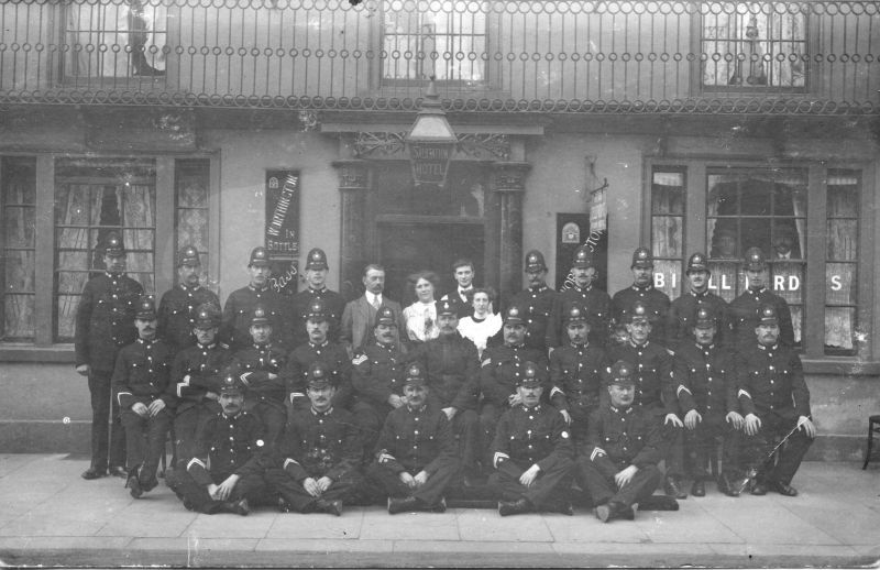 WEST RIDING CONSTABULARY
This photo is taken outside the Salutation Hotel, which I believe is in Doncaster.
