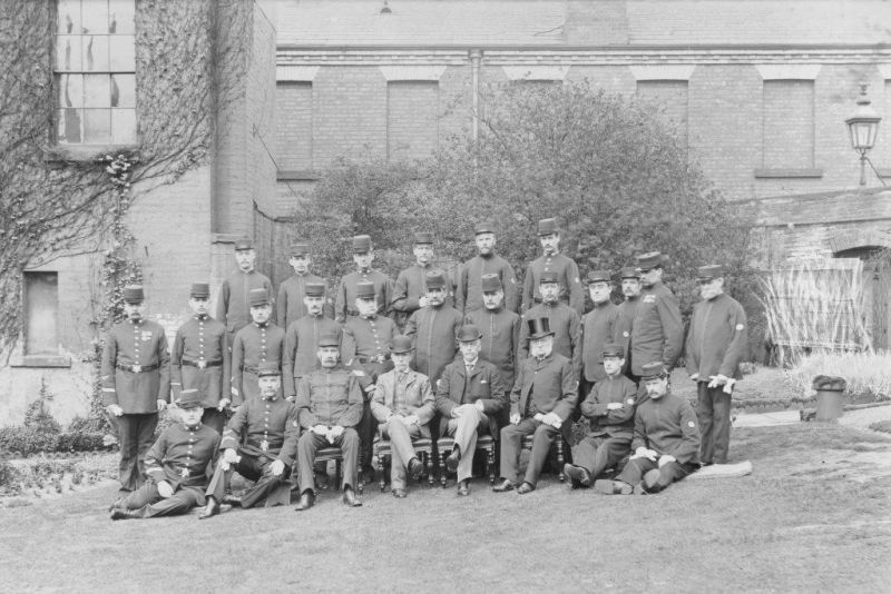WEST RIDING CONSTABULARY GROUP
Sadly no location or photographer information.
I believe this may be a late Victorian image as the two sets of medals visible are;
Egypt medal (1882-89), South Africa (1877-79), and the Khedive's Egypt Star (1882-91)

