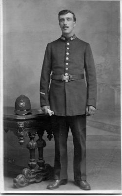 WEST RIDING CONSTABULARY, PC322
Photographer: Eddison, Sheffield Road, Barnsley
