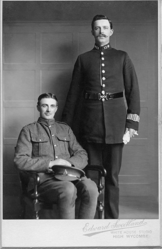 WYCOMBE BOROUGH POLICE, PC 13.
Photo by: Edward Sweethand,White House Studio, High Wycombe
