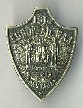 Tynemouth Borough Police Special Constable lapel badge
Keywords:  Lapel special constables