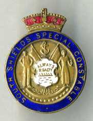 South Shields Borough Police Special Constable lapel badge
Lapel badge issued to special constables of the above force, button fitment to rear.
Keywords: Lapel special constables