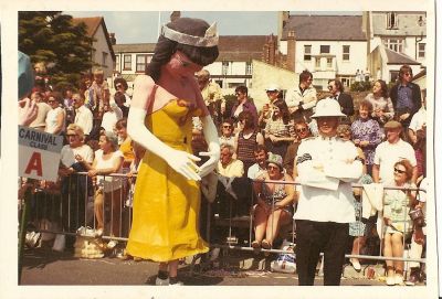 Jersey Police Summer Uniform
Sgt Alf Houchet, States of Jersey Police, Summer Uniform at Battle of Flowers 1973
