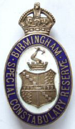 Birmingham Special Constable Reserve Lapel Badge KC
Keywords: Birmingham Special Constable Reserve Lapel Badge 