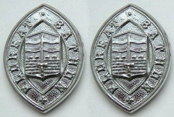 Bath City Police Collar badges
Chrome
Keywords: Collar Bath