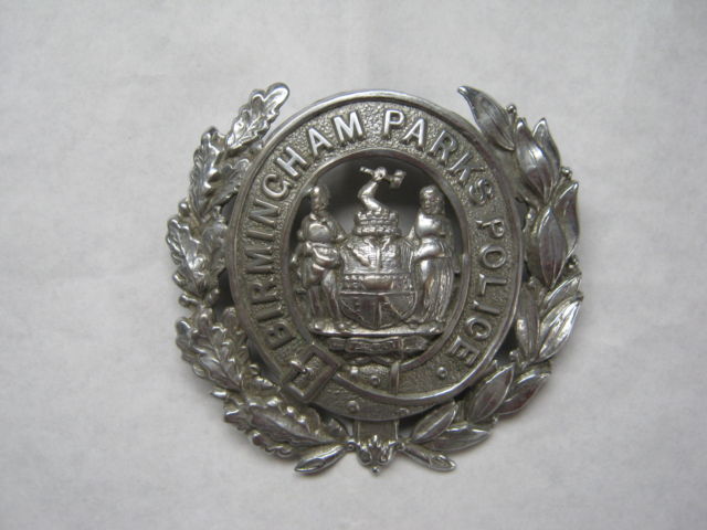 Cap Badge Birmingham Parks Police
Chrome Plated Cap Badge Fixings lugs E-W
Keywords: Cap Badge Birmingham Parks