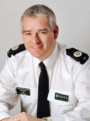 Chief Constable Dave Jones North Yorkshire Police 3rd June 2013
http://www.northyorkshire.police.uk/chief

Appointed 3rd June 2013

Dave started his policing career with Greater Manchester Police in 1986, initially working in Salford, Manchester.  He held a variety of uniform and CID roles including Detective Superintendent, which involved leading on homicide investigations, diversity and intelligence management projects.

In 2002, he was promoted to Chief Superintendent, Head of Crime Support and in January 2004 was responsible for merging Crime Support and Crime Investigation branches to create Headquarters CID, becoming Head of CID with responsibility for the investigation of the most complex and serious of offences.

From February 2006 until April 2007 he was Temporary Assistant Chief Constable, with responsibility for tackling serious and organised crime, counter terrorism and scientific services.

Between April 2007 and September 2007 he was seconded to British Telecom as part of BT Global Services Management Team to develop an identity services strategy.  

In January 2008, he qualified from the Strategic Command Course.  

Dave holds a first degree in Politics and Economics from the University of Liverpool and a Masters (with distinction) in Police Management from the University of Manchester.
Keywords: North Yorkshire Chief Constable 