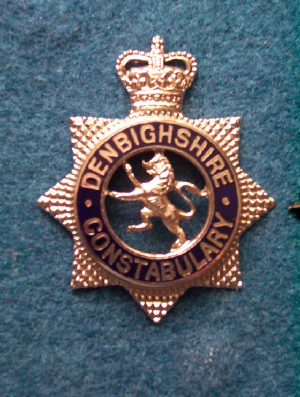 Denbighshire Constabulary Officers void Cap Badge
Keywords: CB