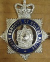 Inspectors Cap Badge QC
Home Office Blue Enamel Ring and Chrome Plate Pattern Senior Ranks Cap Badge Fixings Lugs QC
Keywords: Bolton Inspectors Cap QC