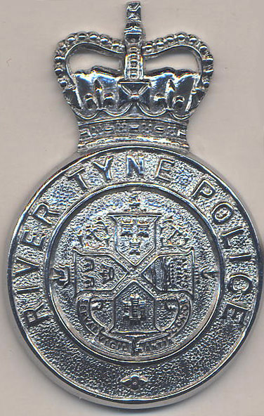 River Type Police Cap Badge QC Const's & Sgt's Chrome
Image courtesy of Dave Wilkinson used with permission

Worn from 1959 onwards until the River Tyne Police amalgamated with South Shields Police on 1st August 1968. 

South Shields Borough Police amalgamated with Durham Constabulary on 1st October 1968. 

There was no immediate change after the death of the King and the KC versions were worn right through to 1959. This was a common occurrence with many forces whilst new dies were ordered, the new badges made and issued.

Source David Wilkinson
Keywords: River Type Police Cap Badge QC Const's & Sgt's