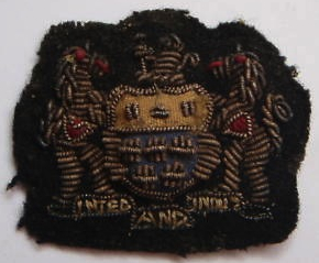 Senior Ranks Cap Badge
Wire Officers Cap Badge Circa 1940's?
Keywords: Salford Wire Embroidered Cap Badge