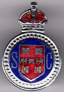 Winchester City Police Special Constable Lapel badge 
Worn until merger with Hampshire Constabulary in April 1943 

See http://www.hants.org.uk/hchs/winchester.html
Keywords: Winchester City Special Constabulary