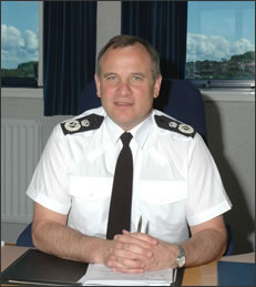 Patrick Shearer QPM Chief Constable Dumfries & Galloway Constabulary
Patrick Shearer took up post as Chief Constable of Dumfries and Galloway Constabulary on Monday 14 May 2007.

Mr Shearer has served in a variety of roles during his time in Grampian Police, including several general and specialist areas. He has also worked in the CID, Drug Squad and has experience leading major enquiries such as being the Mutual Aid Co-ordinator for the G8 Summit.

He was also one of the first officers to qualify for and participate in the Scottish Strategic Command Course.

He was appointed Deputy Chief Constable of Grampian Police in January 2005 and since May 2006 has been Chair of the ACPOS Performance Management Development Sub-Group.

In 2004 Mr Shearer was appointed Chair of the Scottish Intelligent Database (SID), having been involved with the project since its inception. The project brought about the introduction of a single intelligence database for the Scottish police service.

Patrick Shearer is a native of Moray and was brought up in the North East of Scotland. He graduated from Aberdeen University and holds an Arts degree and a Law degree. He has been a police officer since 1983.

Mr Shearer is married with two children and enjoys sport.
Keywords: Patrick Shearer Chief Constable Dumfries & Galloway Constabulary
