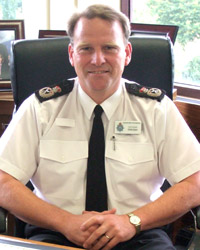 Chris Eyre Temporary Chief Constable Leicestershire Constabulary
Chris Eyre was appointed Temporary Chief Constable on September 21 2009.

Prior to that Chris had been the Deputy Chief Constable, a role he had held since January 2009, and the Assistant Chief Constable (Crime) for Leicestershire Constabulary, since March 2005.

He is the Chair of the Leicestershire and Rutland Local Criminal Justice Board.  

He represented the East Midlands on the ACPO asylum, immigration working group and co-ordinated regional forensic collaboration. He also line managed the East Midlands regional crime units.

Nationally he chaired the oversight board of the UK Human Trafficking Centre; is the national lead for the National Forensic Framework Procurement and sits on the ACPO forensic Science Committee.
