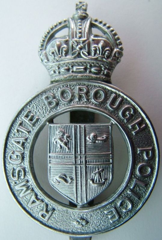 Cap Badge KC Chrome
PC's & Sgt's Cap Badge Chrome plated on Dowler B'ham slider fixing
Keywords: Ramsgate Cap Badge Chrome KC