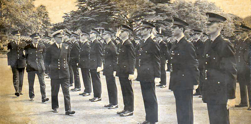 Notts Combined Constabulary Force Training Centre, Epperstone Manor, Notts.
1969 Annual Cadet Parade.  The cadets are formed up on the lawn facing Epperstone Manor.  Originally County Police HQ it became the Force Training Centre when the County and City Forces amalgamated to form Nottinghamshire Combined Constabulary and r.emained in use by the force until 2007/8
Keywords: Notts Combined Constabulary Epperstone Manor Cadets