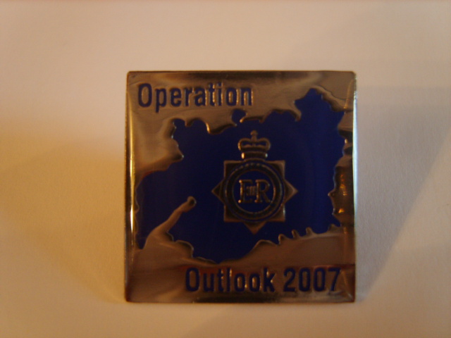 Glos Floods Operation Pin
Issued to all staff involved in Op Outlook 2007, authorised to wear by Chief Constable
Keywords: Gloucestershire