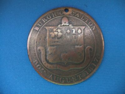 warrant medal
Calton Burgh Special Constables warrant medal dated 1817
