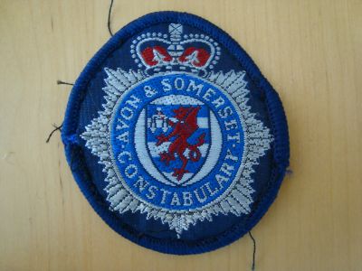 Avon & Somerset Constabulary patch
Oval cloth patch
Keywords: Avon Somerset patch