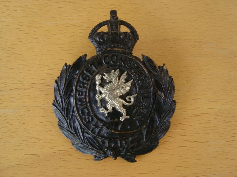 Somerset Constabulary helmet plate 
c.1911-1935
