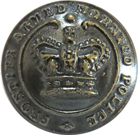 Frontier Armed Mounted Police QVC Button
Tunic Button of the Frontier Armed & Mounted Police
Keywords: Button QVC Blackened Brass