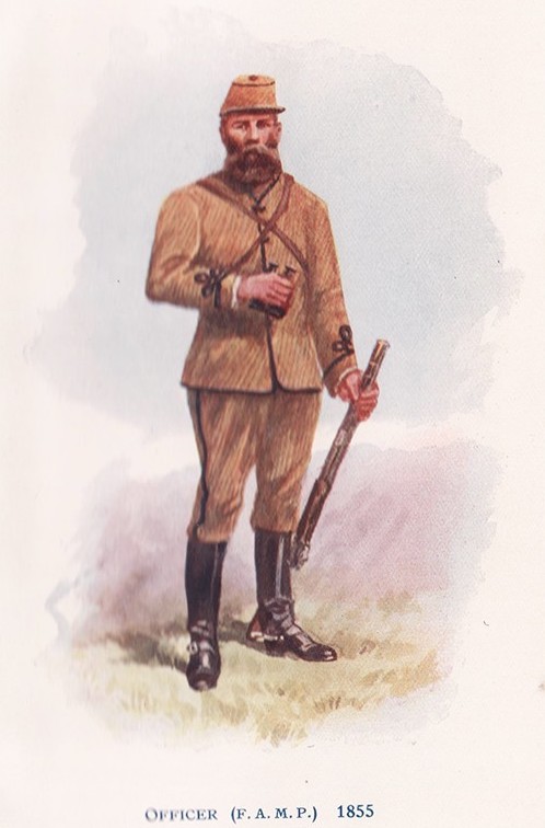 Officer Frontier Armed & Mounted Police 1885 Cigarette Card
Keywords: Frontier Armed & Mounted Police Officer 1885 Picture Cigarette